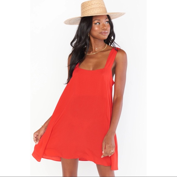 Show Me Your MuMu Dresses & Skirts - Show Me Your Mumu Ambres Mini Dress Red Sleeveless Size XS